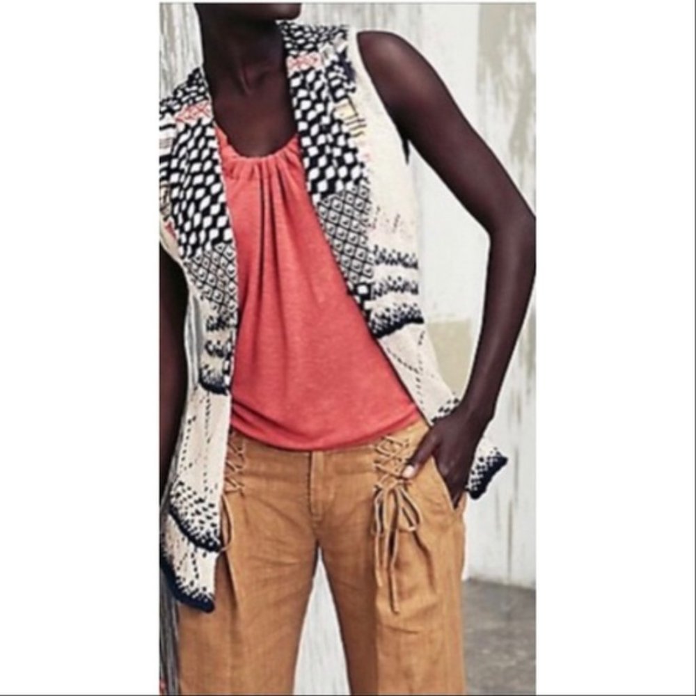 Anthropologie Moth Draw The Eye Sweater Vest